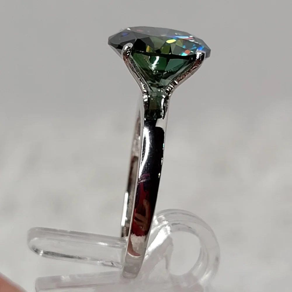 Moissanite 5+ Carat Solitare Ring